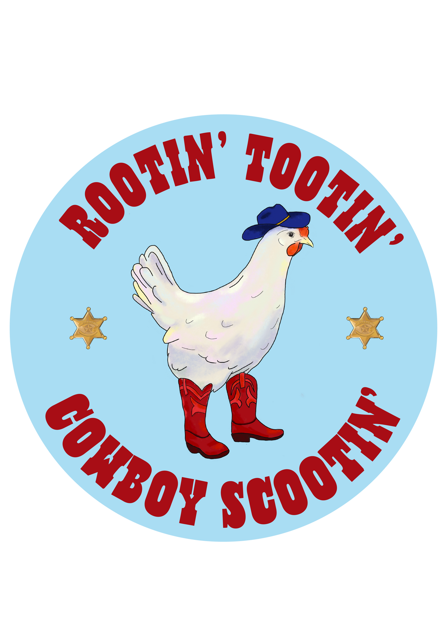 Cowboy Chicken T-Shirt