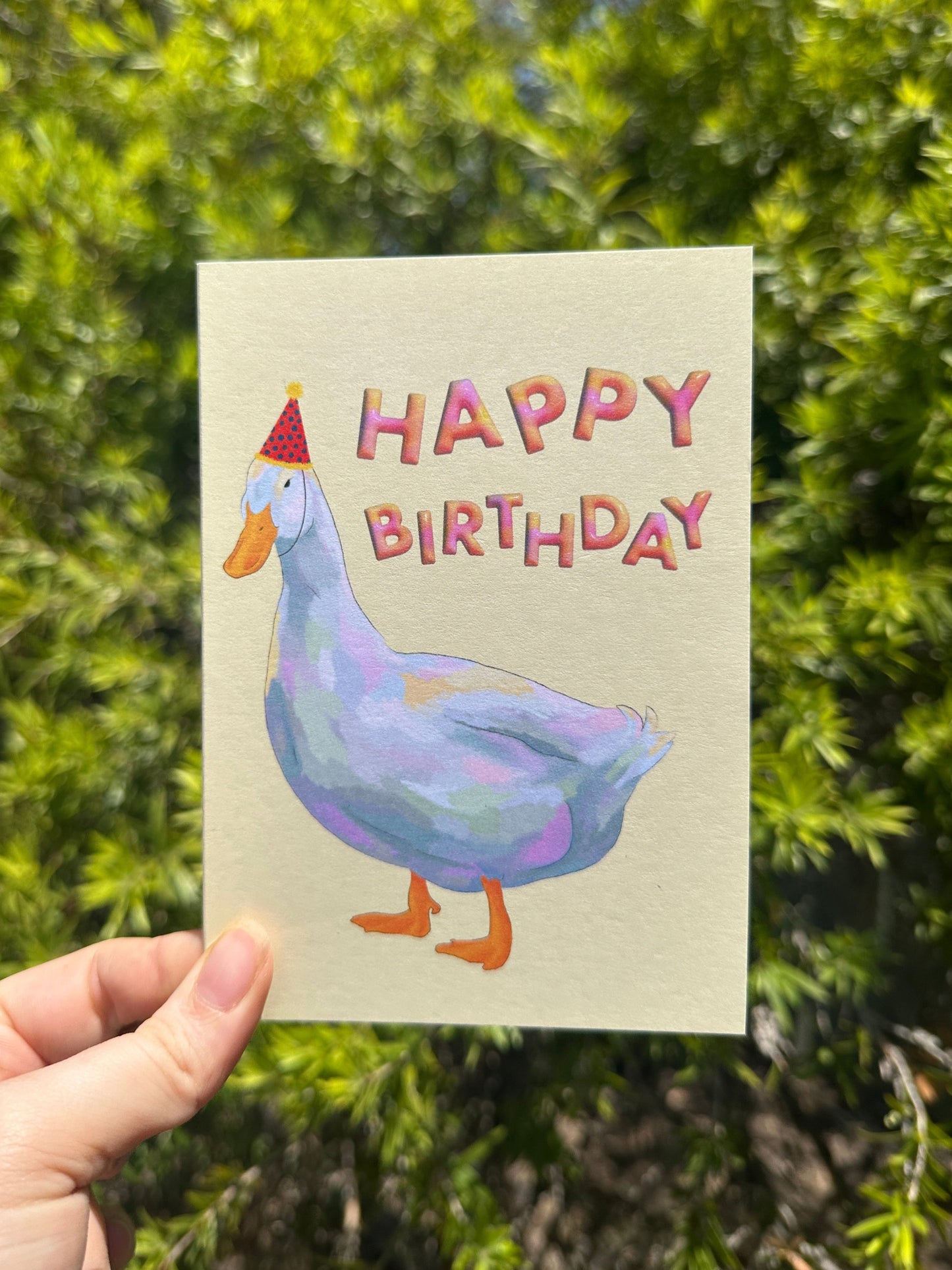 Duck Birthday Card