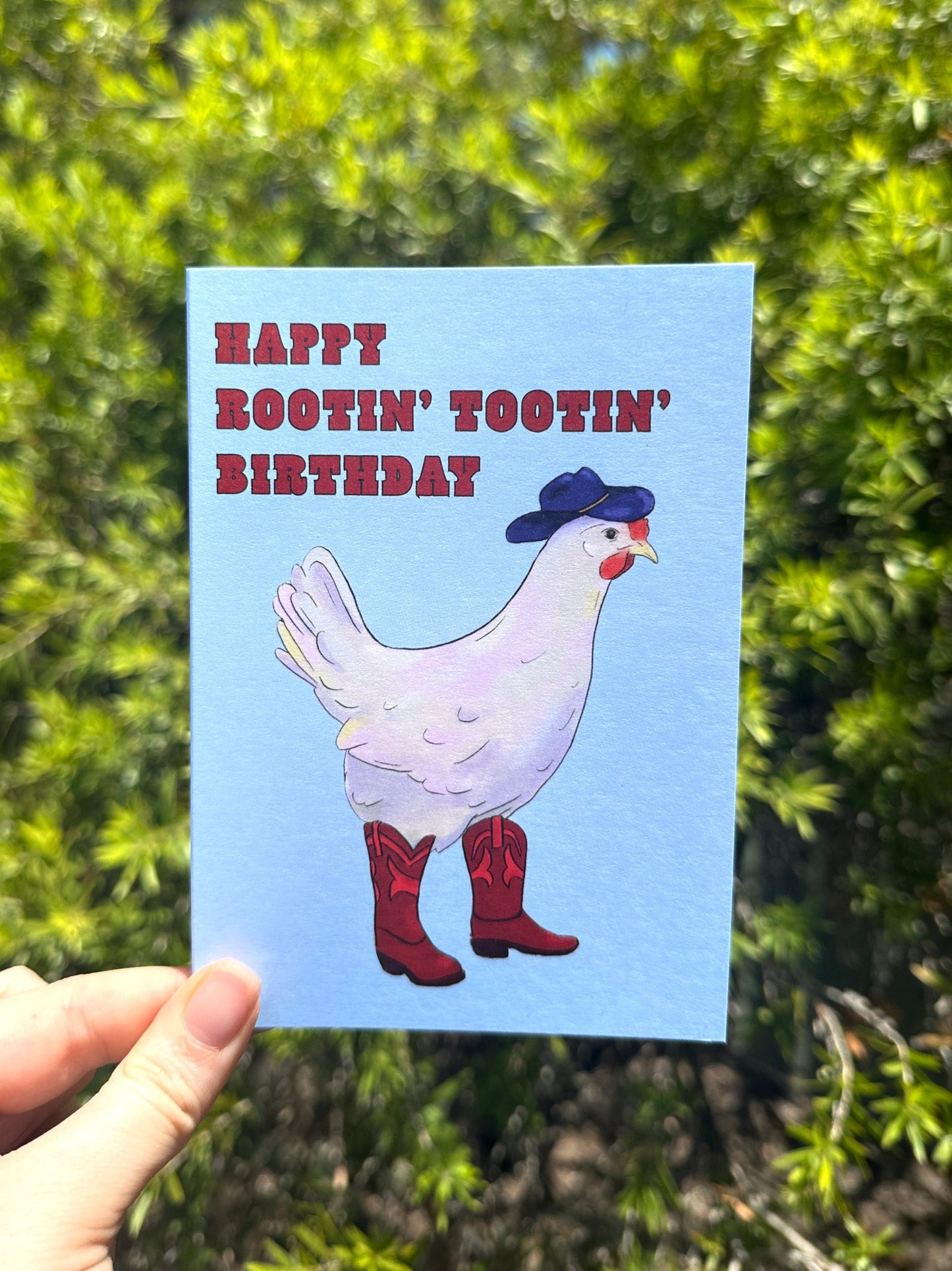 Rootin' Tootin' Birthday Card
