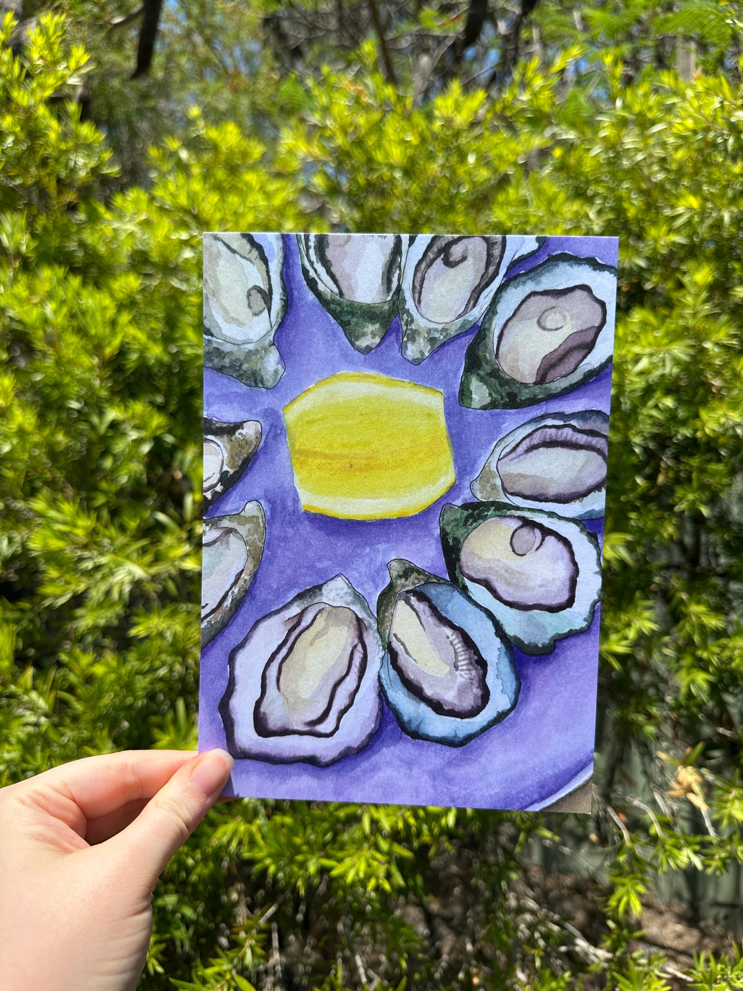 Oyster Postcard Print
