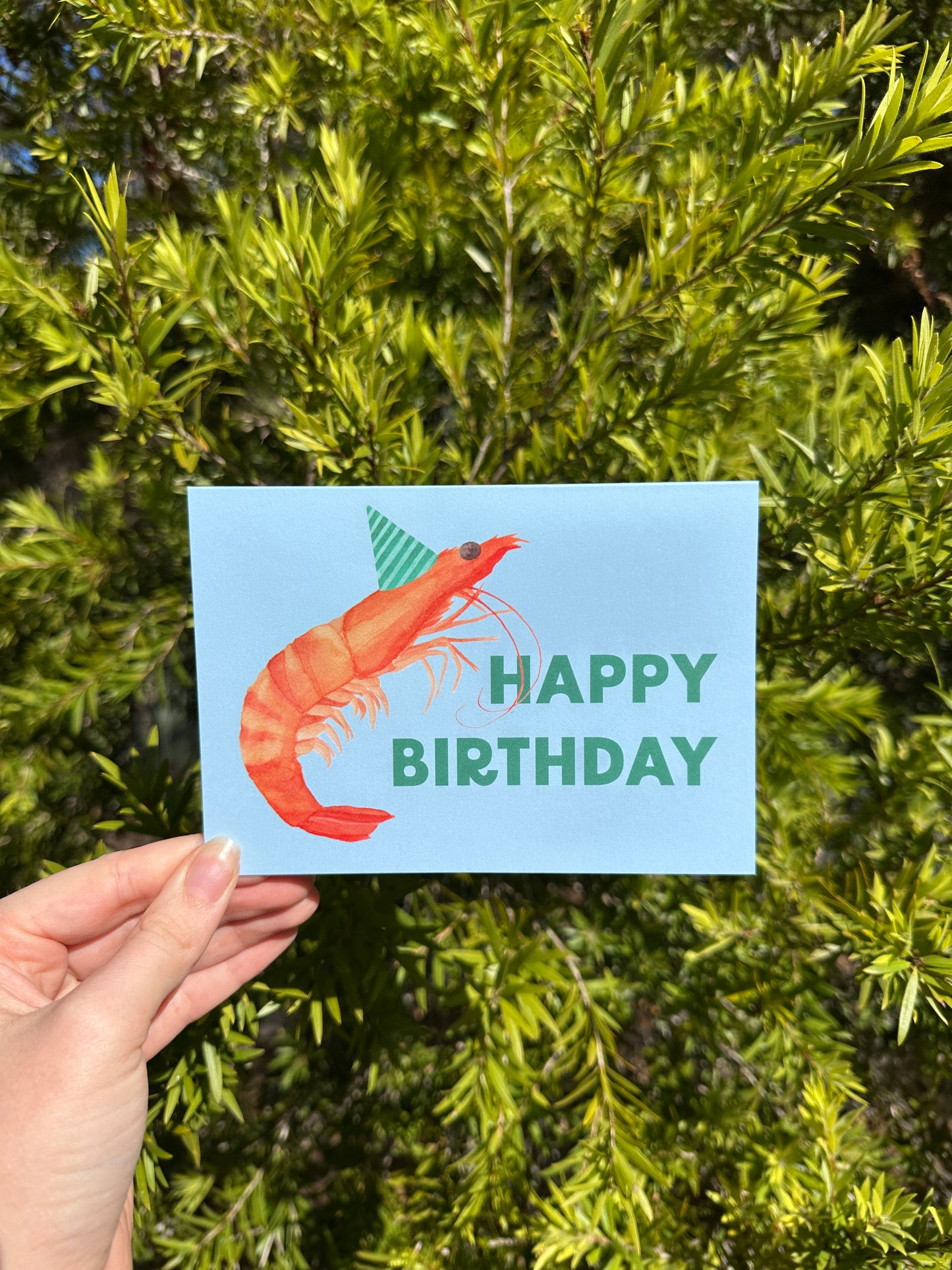 Prawn Birthday Card