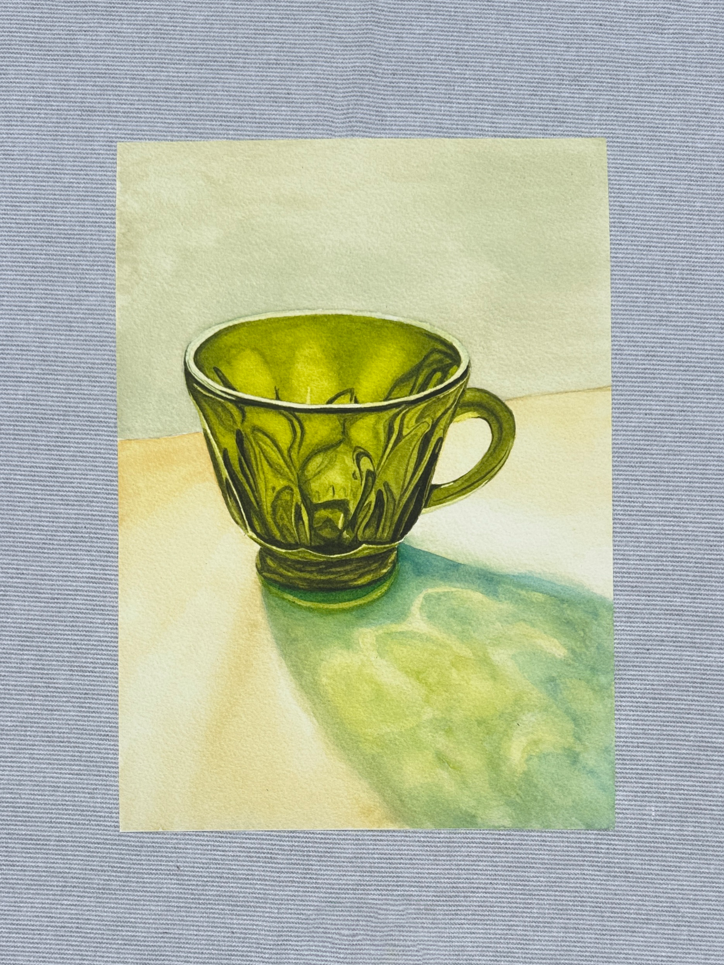 Green Teacup Fine Art Print