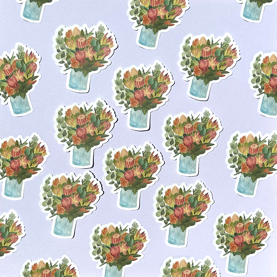 Native Bouquet Sticker