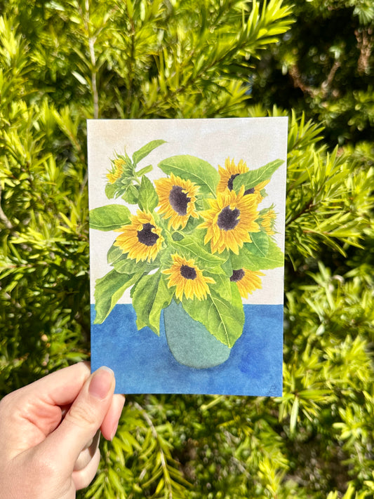 Sunflower Greeting Card